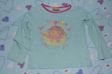 Modré triko, dl. rukáv s dorkou, nickelodeon,104