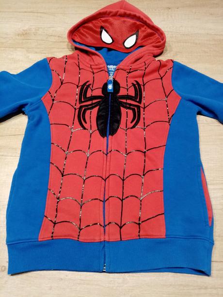 Tepláková mikina spiderman vel. 122/128, marvel,122