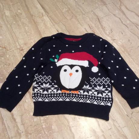 Teplý svetr s ptáčkem zn. yd, young dimension,80