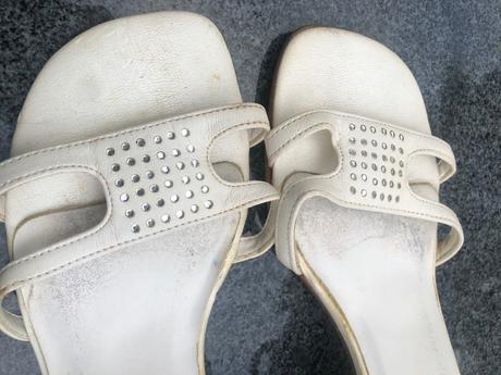 Bile sandaly na podpadku 36, graceland,36