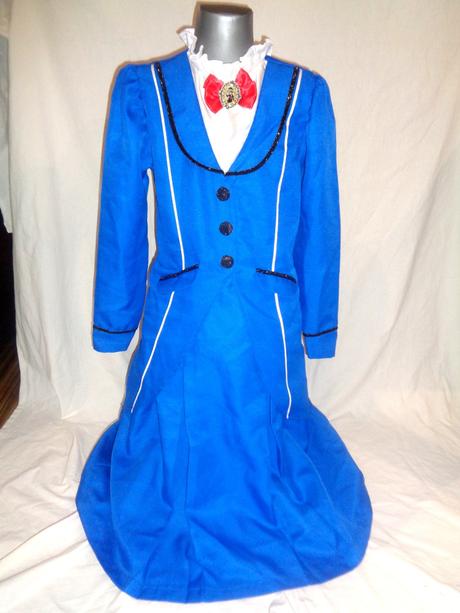 Karneval - kostým mary poppins - 9-10 let,