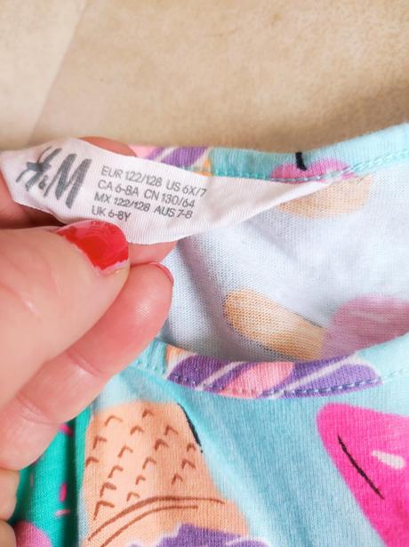 Letní šaty 122-128, h&m,122
