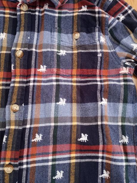 Dětská flanelová košile hatley, 8 let, 128