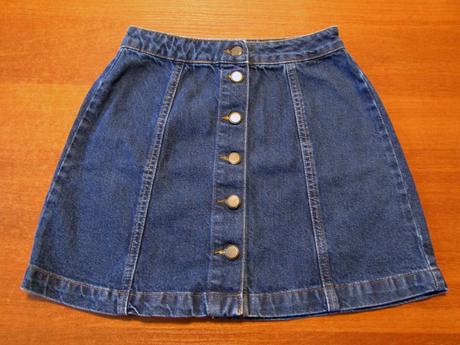 Dívčí džínová sukýnka vel 158, new look,158