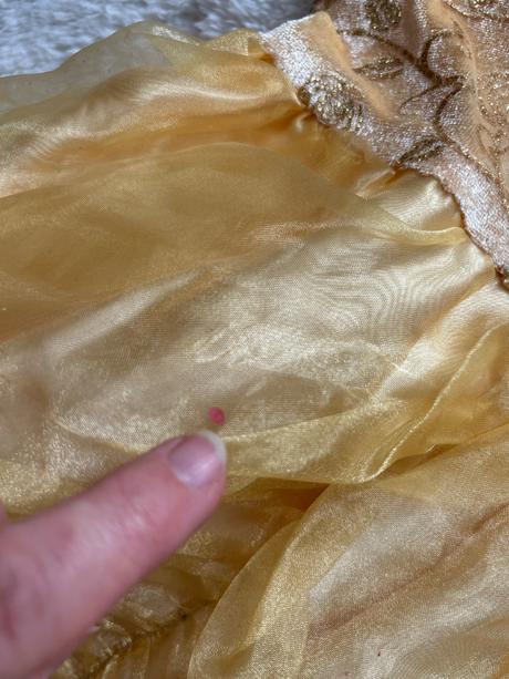 An18/delux kostým  kráska bell - v.6/7 let disney, 