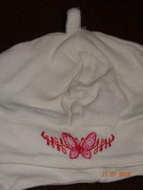 Dívčí čepička - čepice - motýl, 62