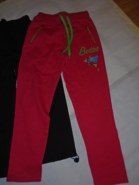 Tepláky délka 71-75 cm vel 122-140, 128 / 134 / 140