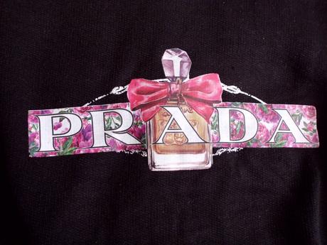 Čierna l-xl, prada,l