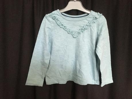 Vel. 92 zelenkavé triko s vlnkou, 92