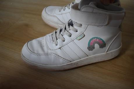 Kotníčkové dívčí tenisky h&m s duhou, velikost 34, h&m,34