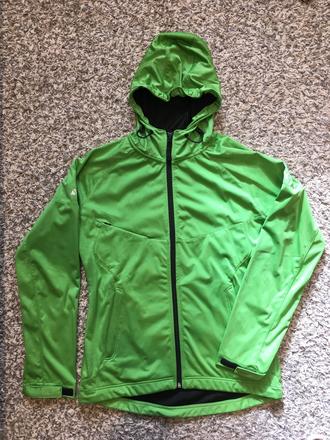 Zelená softshellová bunda (vel. s), s