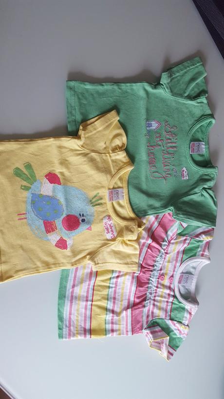 Set 3ks trička next mimi 0-3měs, next,62