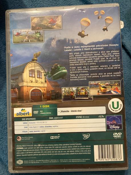 Dvd letadla 2 - hasiči a záchranáři,