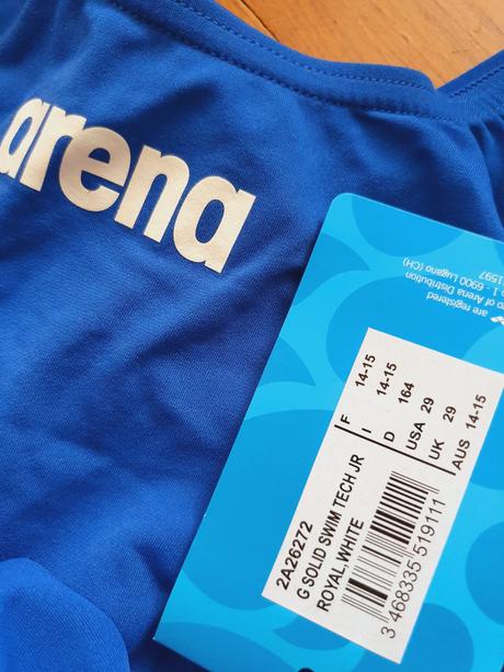 2xdívčí sportovní jednodílné plavky arena vel. 164, 164