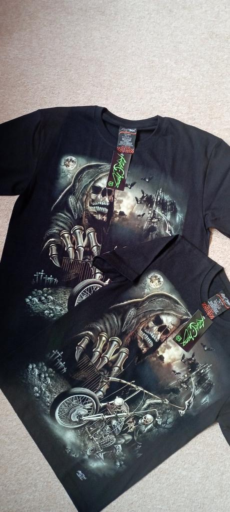 Tričko zn."rock chang" svítí ve tmě vel."s+l", 