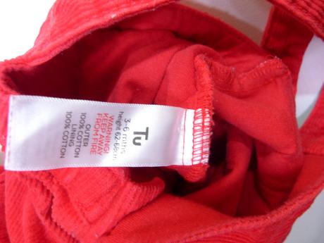 Tu kalhotový manšestrový overal vel. 68, tu,68