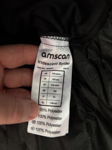 An26 /kostým čarodějnice s čelenkou - v.6/8 let, 