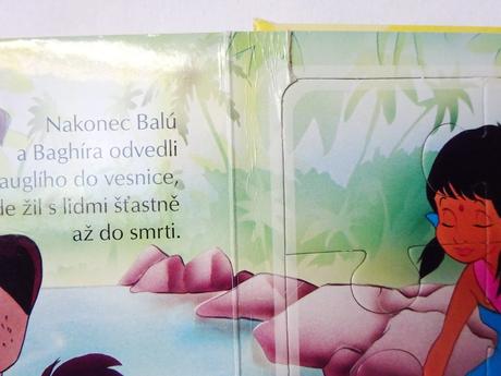 Kniha džunglí s puzzle, 