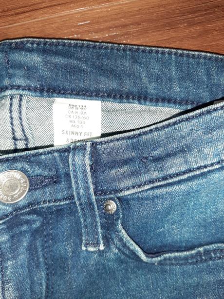 Drbání džíny, denim,134