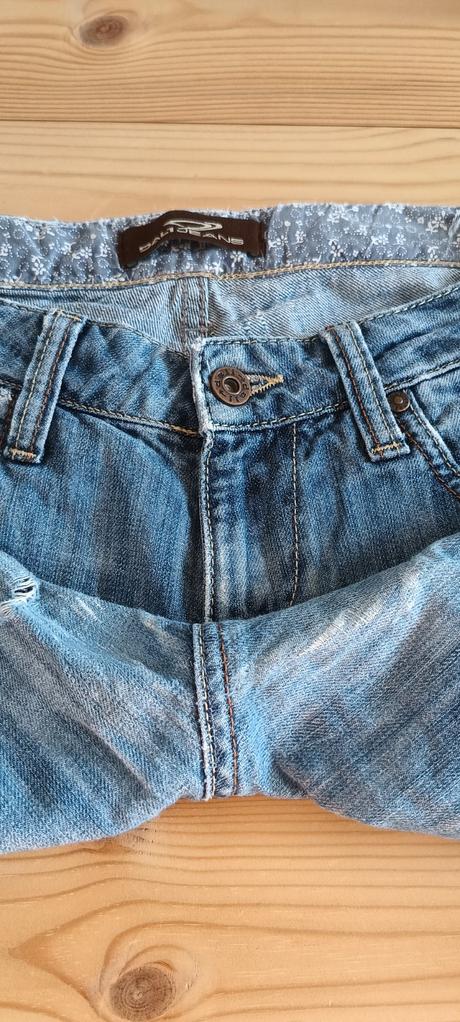 Dámské světlé rifle, denim,m