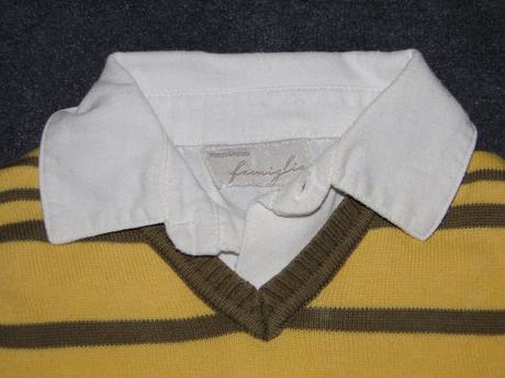 4+1ks balík košile, vesta, kalhoty, triko, v.68, 68–80