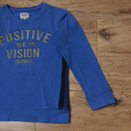 Bavlněná mikina s nápisem, 140