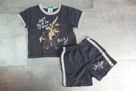 Souprava kraťasy + tričko benetton, benetton,80