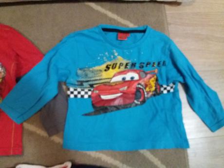 Trička s autem blesk, disney,98