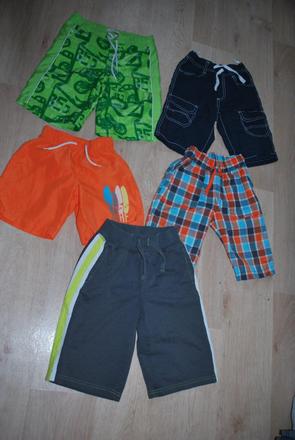 5x kraťasy i jednotlivě, 128