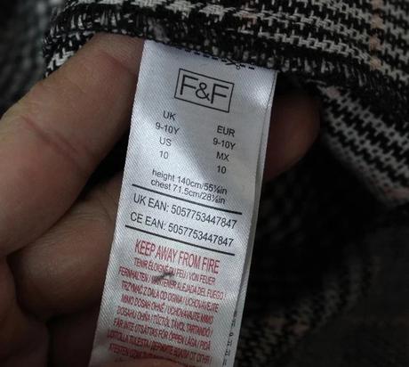 Šatovka vel. 9 - 10 let, f&f,140