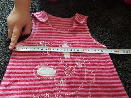 Krásné fleesové šaty značky george, vel.3-6 měsíců, george,62