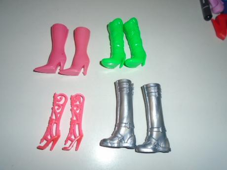 Boty panenka barbie sada,