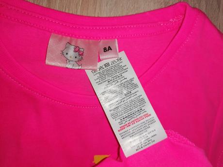 Bavlněné tričko s charmmykitty vel 122 - 128, sanrio,122