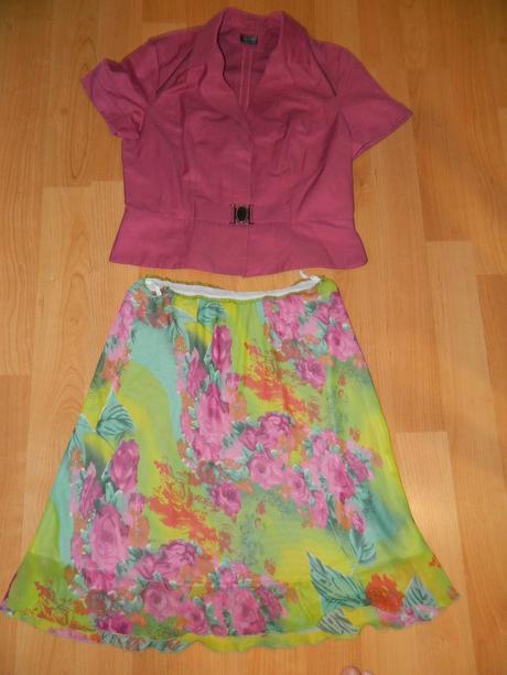 Komplet halenka a sukně vel. 44/xl, xl