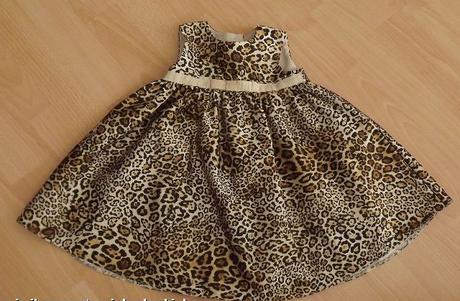 Společenské slavnostní šaty s leopardím motivem, george,74