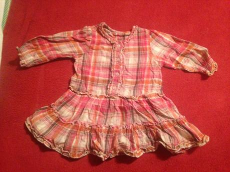Dívčí šaty - šatičky proužky - kostičky, george,74
