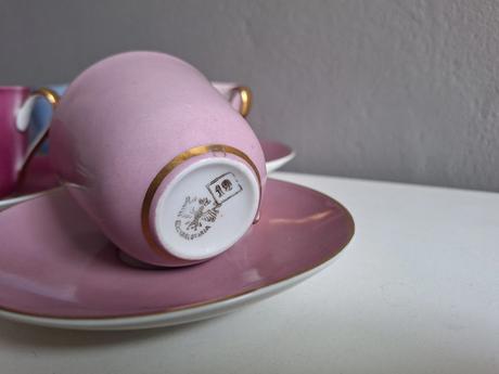 Porcelánové šálky sada, 