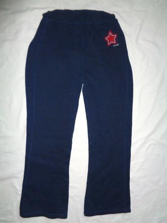 Pěkné modré tepláky s hvězdičkou, adams,140