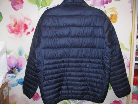 Pánská modrá prošívaná zimní bunda v by ver, xl