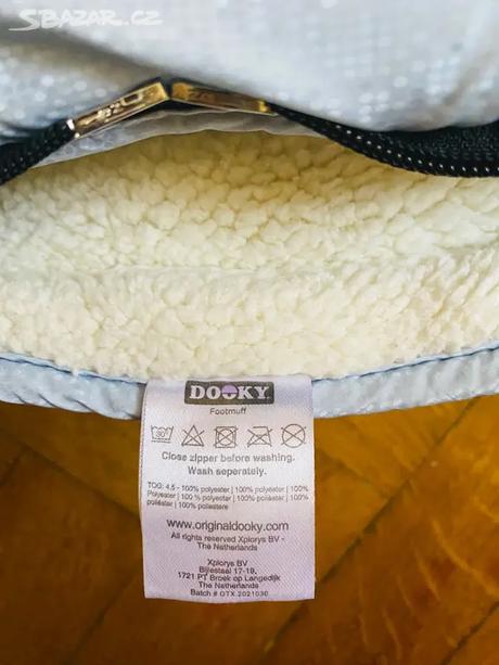 Zimní fusak do kočárku, dooky
