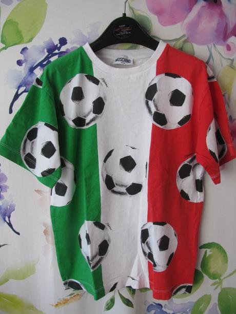 Chlapecké italské fotbalové tričko moschino, moschino,152