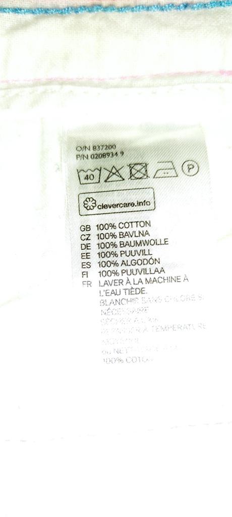 Bavlněné kytičkované kraťasy h&m vel. 44., h&m,44