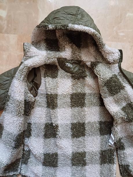 Teplý dívčí kabát, zara,134