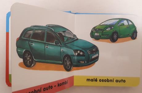 Dětská knížka - doprava,