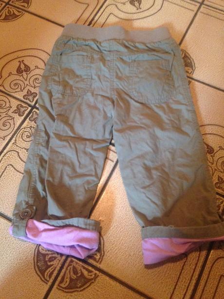 Dívčí kalhoty květy vel. 92 - 98, cherokee,92