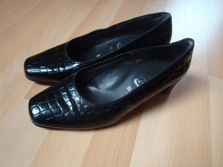 Lodičky černé, vel. 38,5, 38