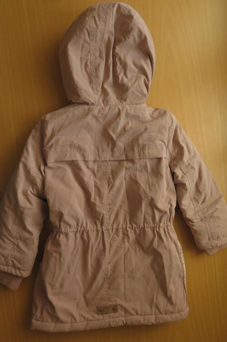 Bunda/kabát zimní béžová s kapucí, reserved,116