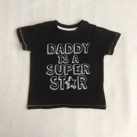 Bavlněné tričko s nápisem zn. primark, primark,86