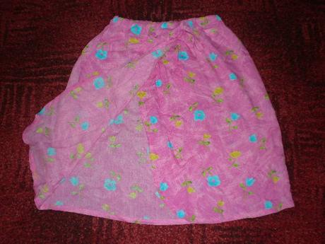 Letní květovaná zavinovací sukně, 134