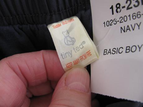 Tmavě šedé zateplené kalhoty tiny ted, tiny ted,92